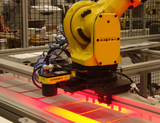 太陽(yáng)能電池板生產(chǎn)中的具有競(jìng)爭(zhēng)性的大批量